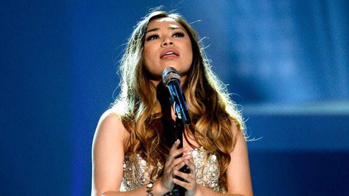 Filipino-American singer Jessica Sanchez at the finale night of American Idol thumbnail