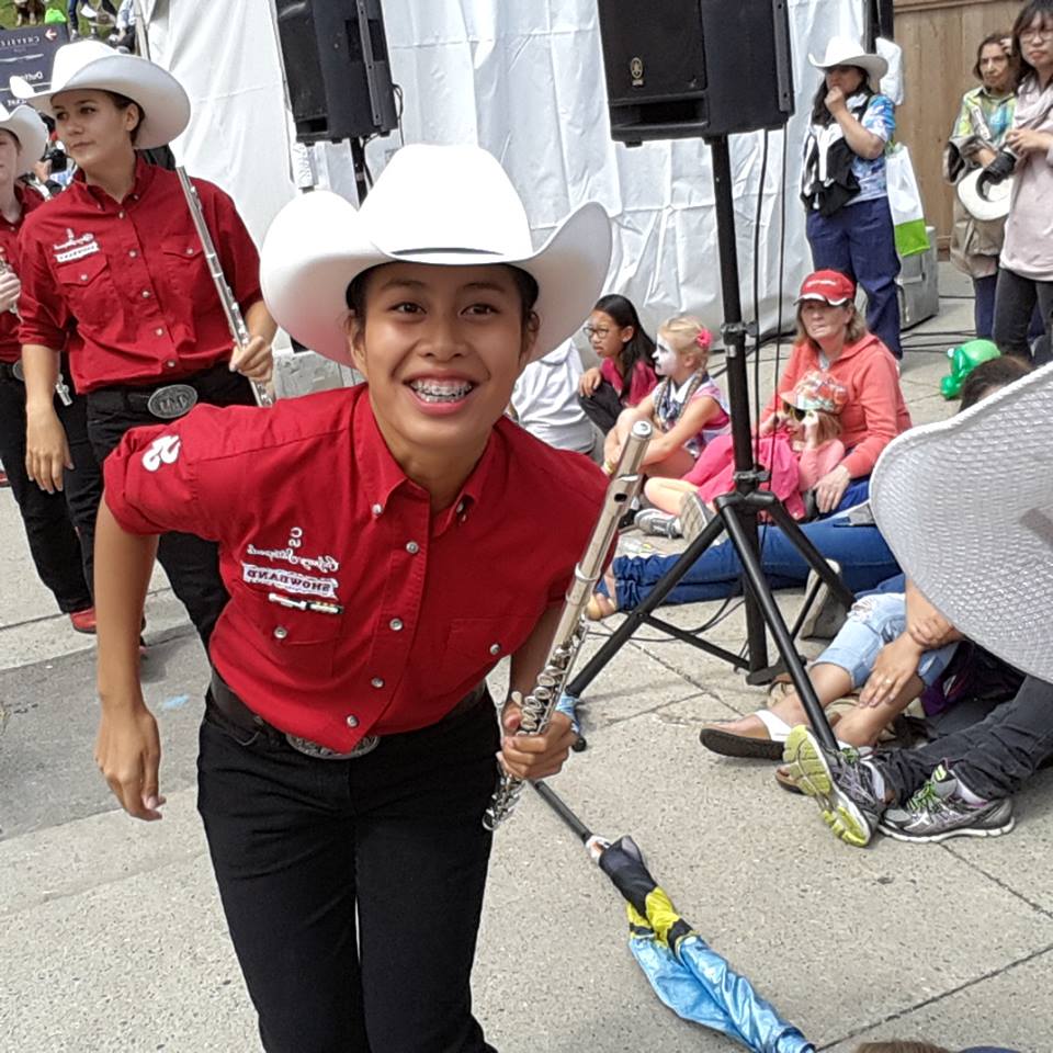 Ashley Baes, a proud member of Calgary Stampede Showband thumbnail