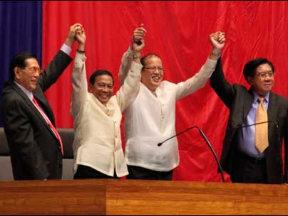 Congress proclaims Aquino, Binay as new President, Vice-President thumbnail